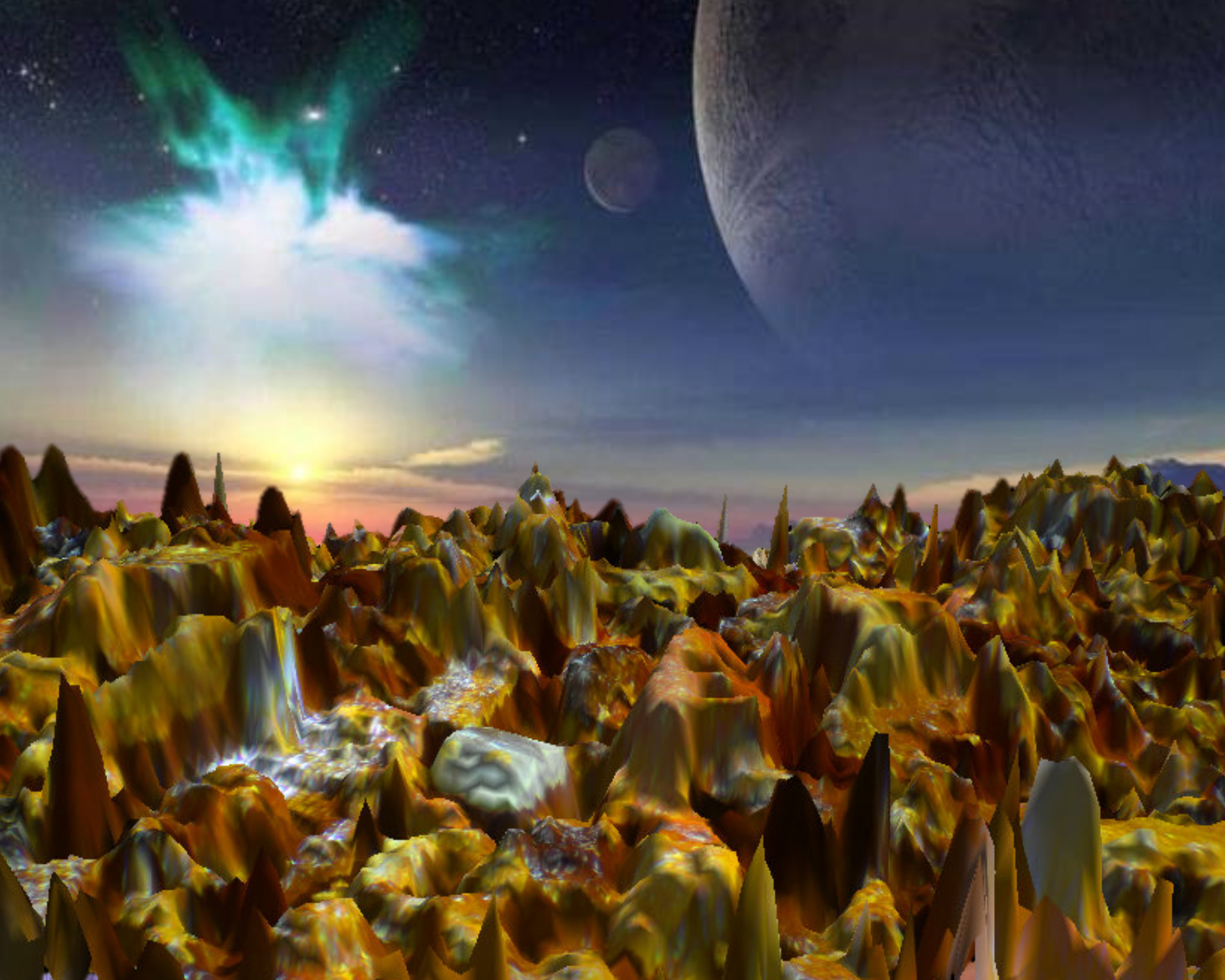 Outer Space Landscape 3